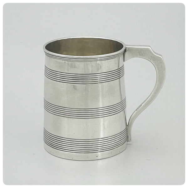 Sterling Silver and Gilt Diminutive Handled Cup, Elizabeth Morley, London, 1809-1810