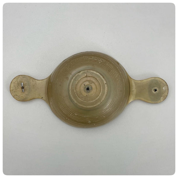 Bottom, Scottish Sterling Silver and Horn Quaich, William Dunningham and Company, Edinburgh, 1904-1905 - The Silver Vault of Charleston