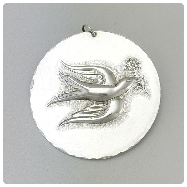 American Sterling Silver Ornament, "Twelve Days of Christmas", Towle Silversmiths, Newburyport, MA, 1971 - The Silver Vault of Charleston