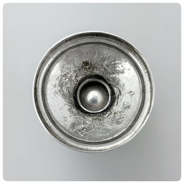 Underside, American Coin Silver and Vermeil Goblet, Possibly Southern, Circa 1855