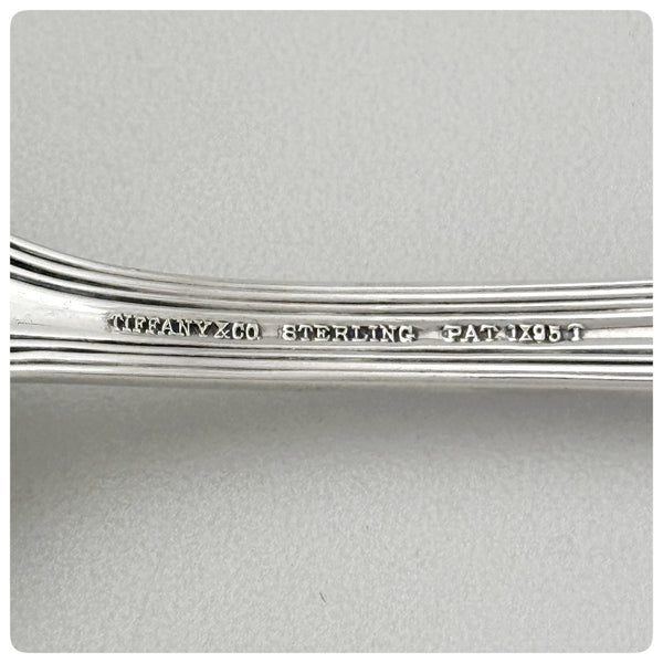Sterling Silver Fish Server in "Colonial", Tiffany and Company, New York, NY, Patent 1895