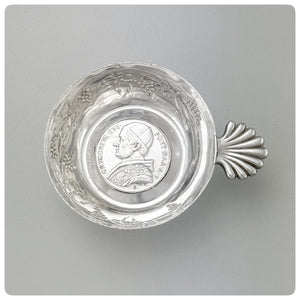 First Standard (950/1000) Solid Silver Wine Taster / Tastevin, Paris, Circa 1878