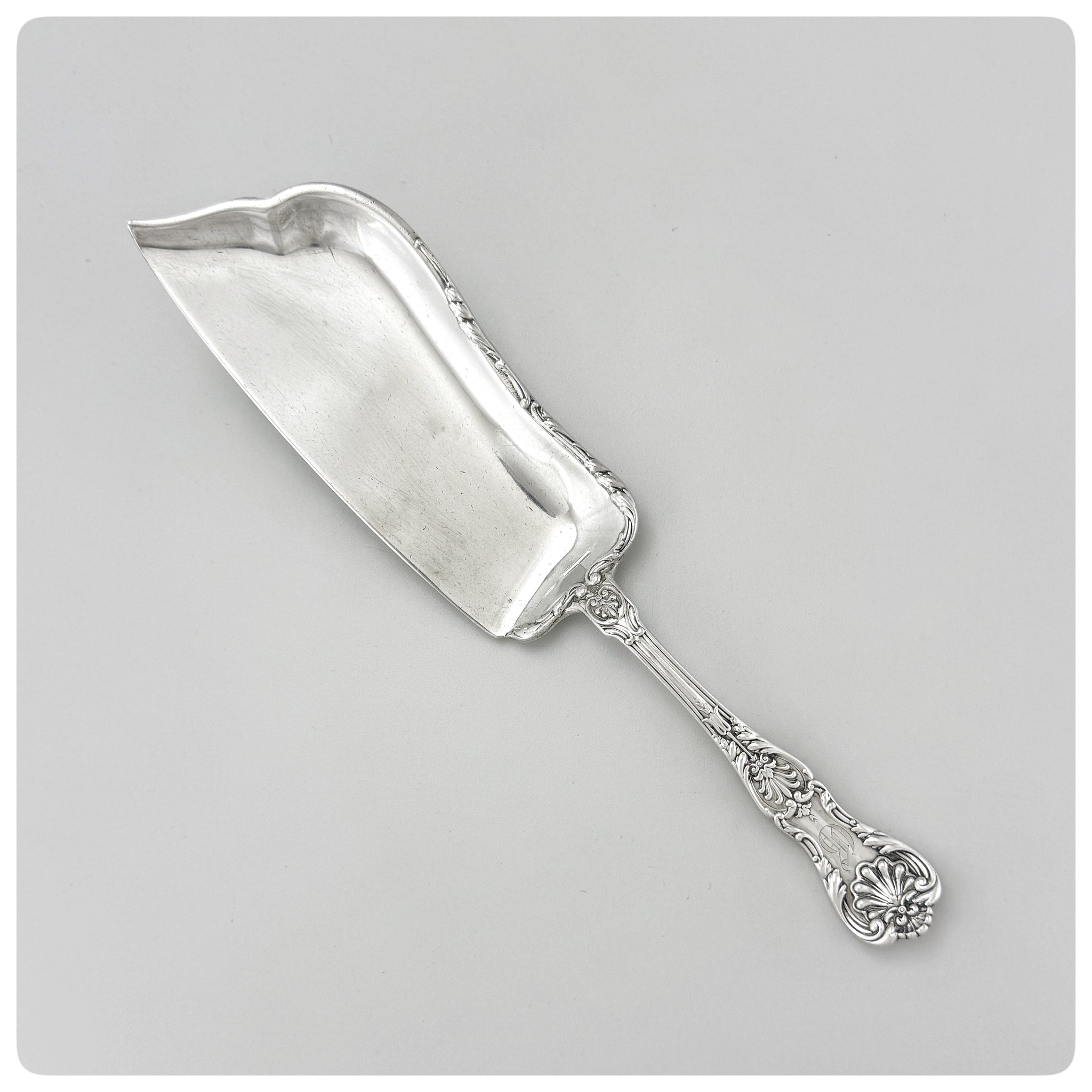 Sterling Silver Crumber in "King George", Gorham Manufacturing Company, Providence, RI, Patented 1894 - The Silver Vault of Charleston