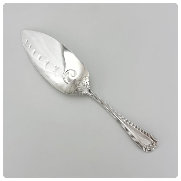 Sterling Silver Fish Server in "Colonial", Tiffany and Company, New York, NY, Patent 1895