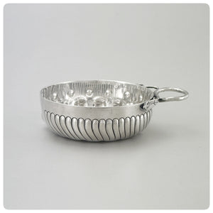 Second Standard (800/1000) Wine Taster or Tastevin, Marked for Export, 1921-1973
