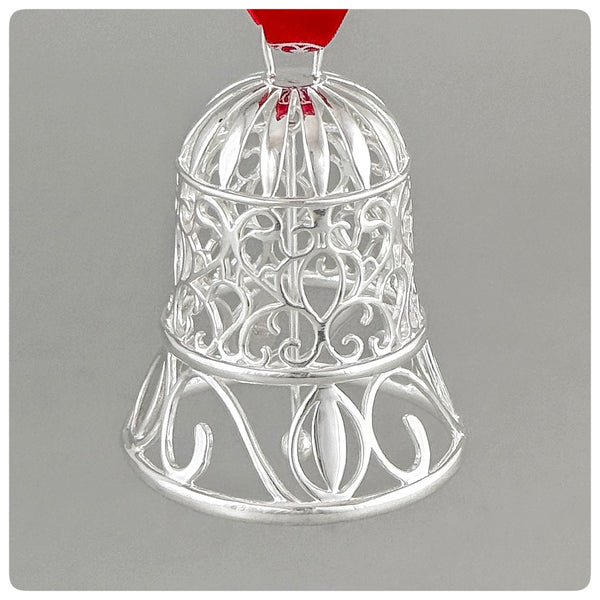 Silverplate Ornament, "Bell" Southern Gates Collection, The Cargo Hold, Charleston, SC, 2026 - The Silver Vault of Charleston