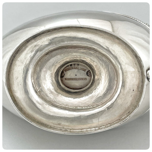 Coin Silver Sauce Boat, Tiffany and Company, New York, NY