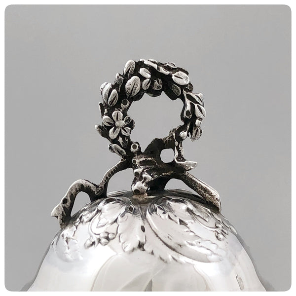 First Standard (950/1000) Solid Silver After Dinner Coffee Pot, Boulenger, Paris, Circa 1875 - The Silver Vault of Charleston