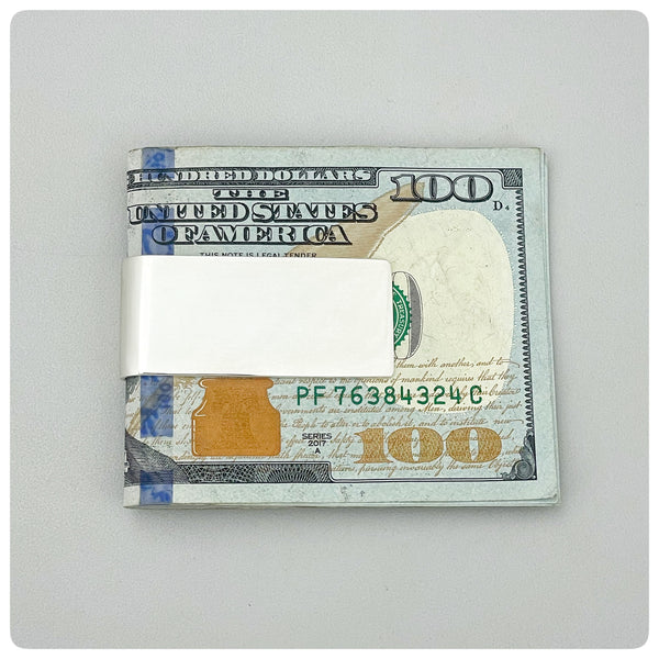 Sterling Silver Money Clip, The Prince Company, Pawley's Island, SC, New
