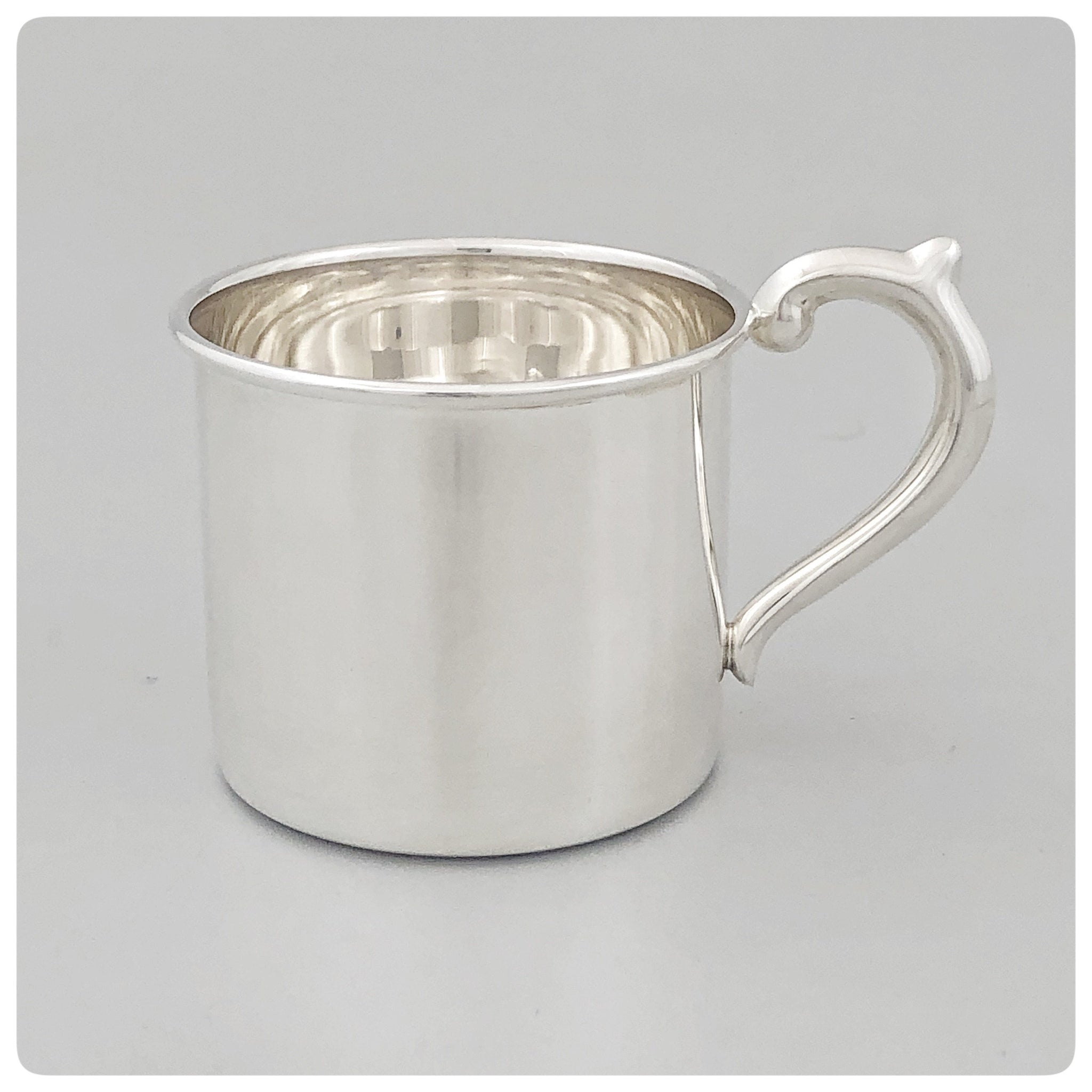 Sterling Silver Baby Cup with Straight Sides, The Prince Company