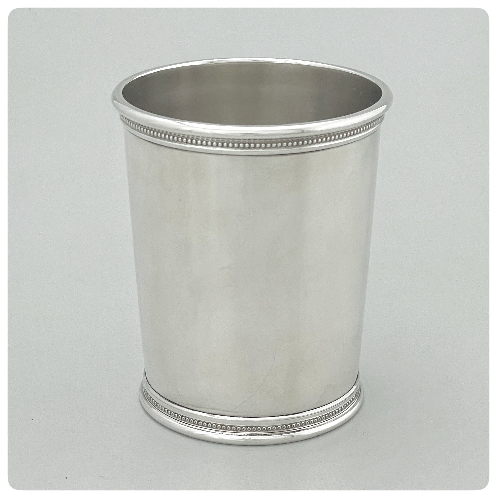 Sterling Silver Mint Julep Cup in the "Presidential Series", Mark J. Scearce, Shelbyville, KY, 1981-1985