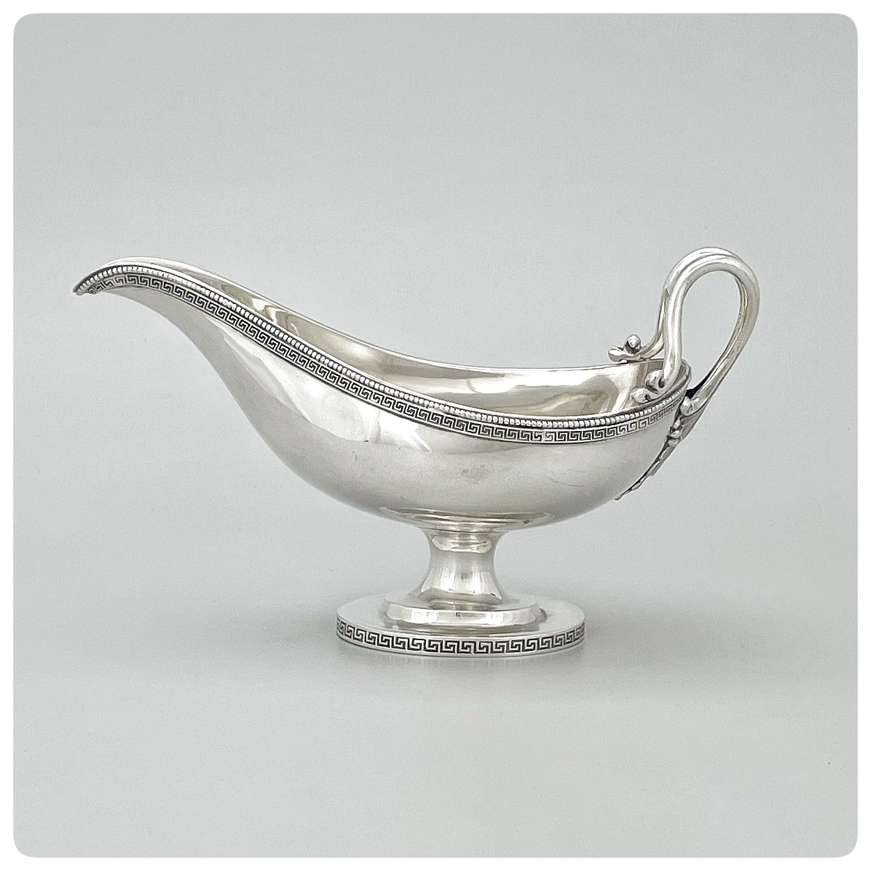 Coin Silver Sauce Boat, Tiffany and Company, New York, NY