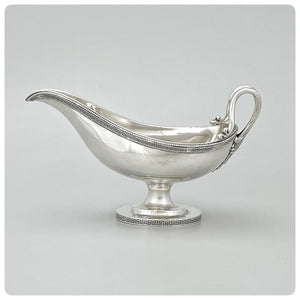 Coin Silver Sauce Boat, Tiffany and Company, New York, NY