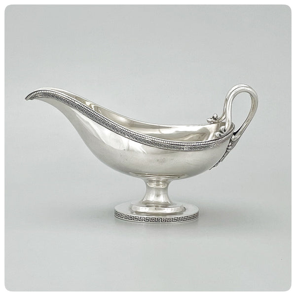 Coin Silver Sauce Boat, Tiffany and Company, New York, NY