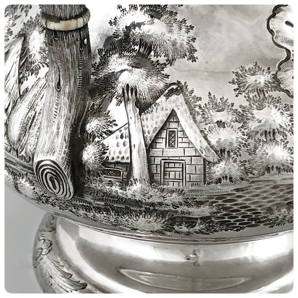 Sterling Silver Coffee Pot, Bailey and Company, Philadelphia, PA, Working 1848-1878 - The Silver Vault of Charleston
